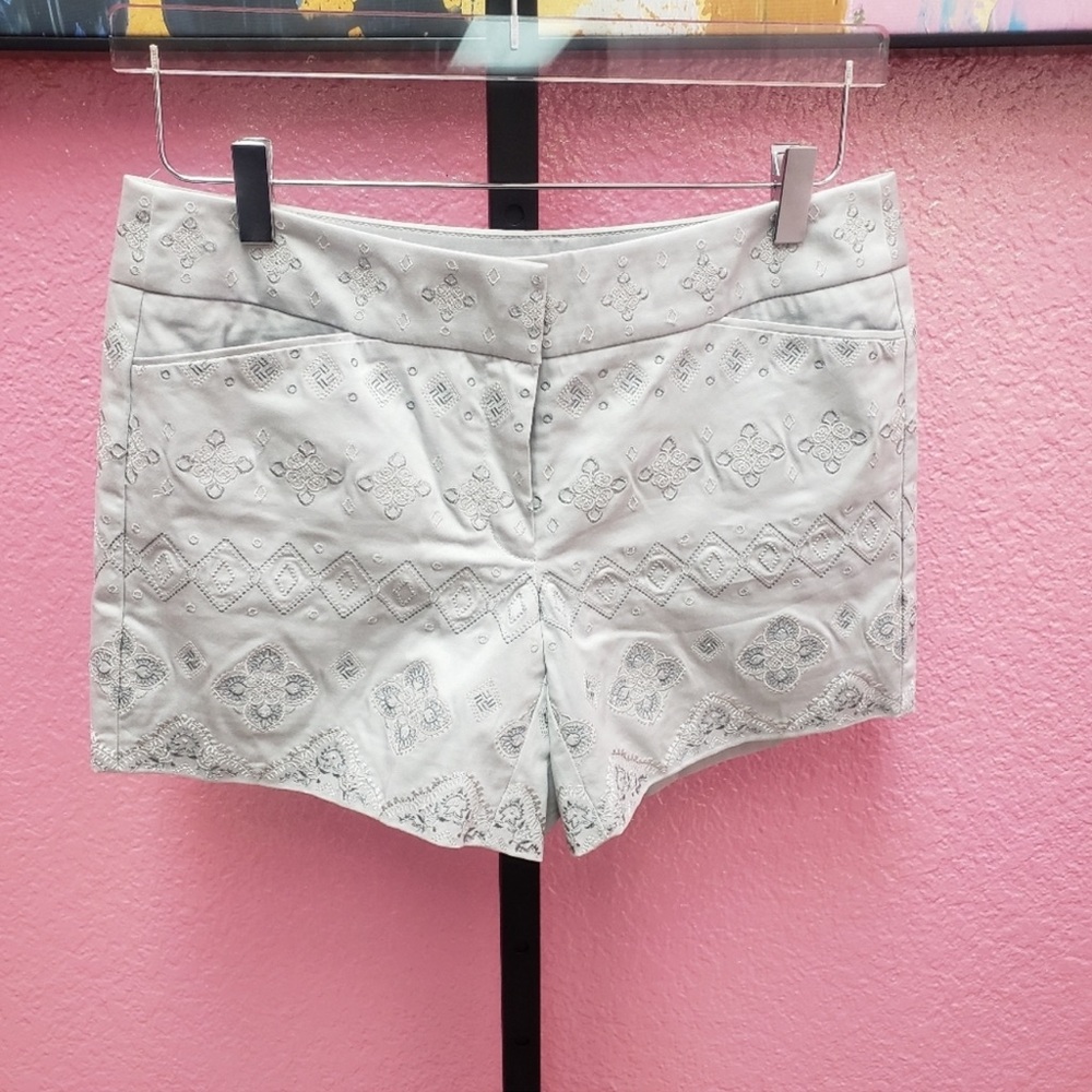 White House Black Market NWOT Embellished Shorts